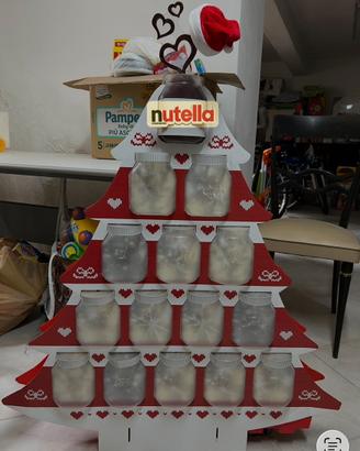 Albero natale nutella