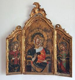 TRITTICO ANTICO XIX secolo