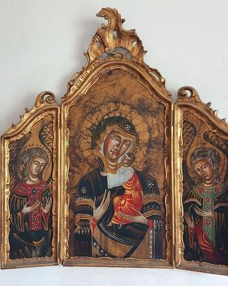 TRITTICO ANTICO XIX secolo