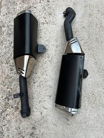 Marmitte doppio scarico Gsx r 1000