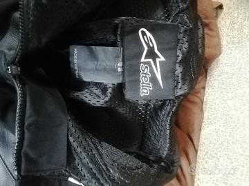 pantaloni tuta in pelle da moto Alpinestars da don