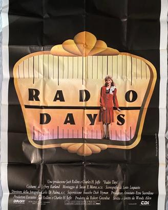 Manifesto poster 2F "Radio Days"