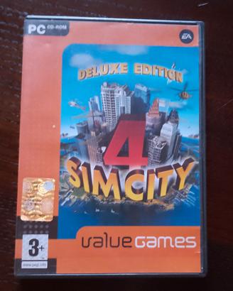 SimCity 4 Deluxe PC - 2 CD+manuale con codice 
