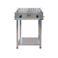 BARBECUE A GAS IN ACCIAIO INOX 2 FUOCHI