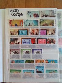 Francobolli Alto Volta timbrati 