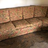 Divano 5 posti + 2 poltrone tessuto