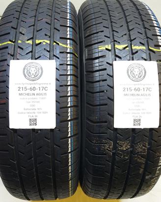 2 GOMME 215 60 17C MICHELIN A71805