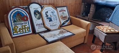 LOTTO QUADRI PUBBLJCITARI BAR E PUB N. 5 PEZZI