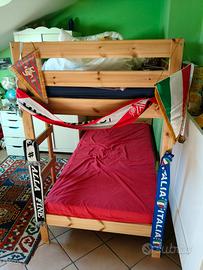 letto a castello Ikea  Mydal  e materassi Malfors