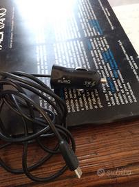 Caricatore alimentatore cellulare auto micro USB