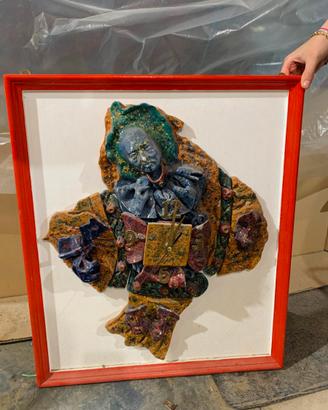 Orologio Arte Contemporanea - Quadro Polimaterico