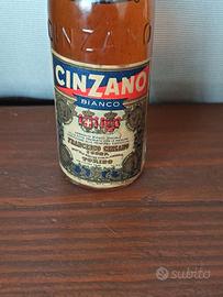 Cinzano  Rara Bottiglia anni 60-70 Vintage H. 10 c