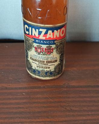 Cinzano  Rara Bottiglia anni 60-70 Vintage H. 10 c