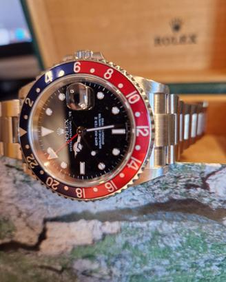 ROLEX GMT 16710 FULL SET  PARI AL NUOVO SERIAL F.