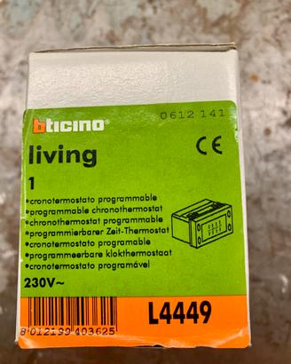 Cronotermostato Bticino L4449