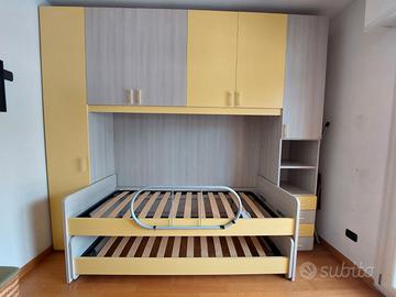 Cameretta per bambini con due letti