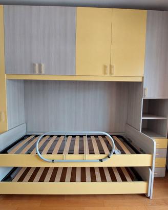 Cameretta per bambini con due letti