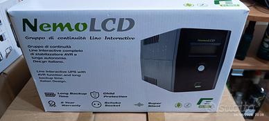UPS ELSIST NemoLCD 1200VA / 480W Sigillato