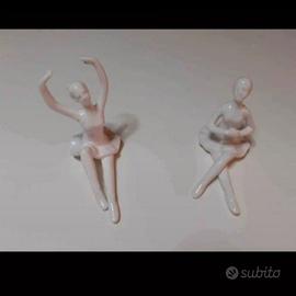 Ballerina bianca in porcellana lucida 