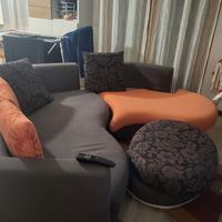 Divano ellttico angolare