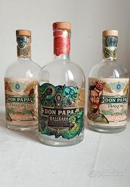 Bottiglie vuote 2 x DON PAPA BAROKO & MASSKARA