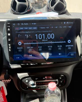 Autoradio android  per smart 453 + 2 casse