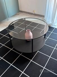 Tavolino IKEA VITTSJÖ nero vetro