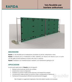 Telo flessibile per barriere antirumore