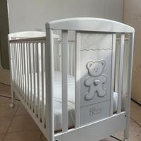 Lettino Pali con Materasso nuovo Foppapedretti