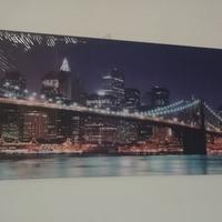 Quadro Ponte di Brooklyn (New York) stampa 110x38 