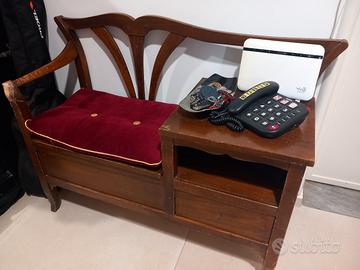 panca arte povera + ingresso moderno