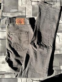 Jeans Levi's 511 Slim uomo grigio stone wash