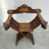 Sedia in legno MODELLO Savonarola
