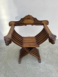 Sedia in legno MODELLO Savonarola