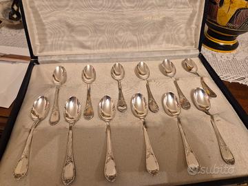 Set cucchiaini argento 800