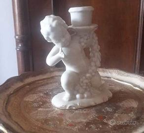 angeli cherubini in porcellana antica