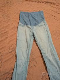 Jeans premaman - 2 pezzi Tg S
