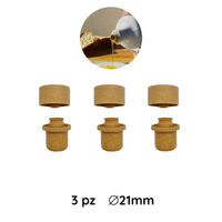 3x Tappo Versatore dosatore a fungo per Bottiglie