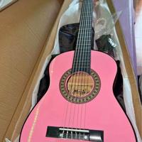 Nuove chitarre colore rosa o blu misura 80cm