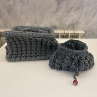 Borsa Clutch con portafoglio