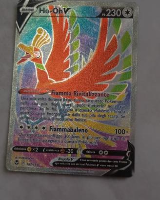 carta Pokemon Ho-Oh V 187/195