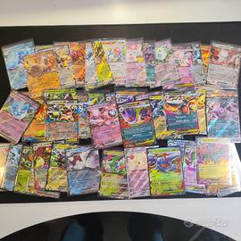 Lotto di 48 carte Pokemon tutte EX