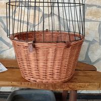 Cesto da bici per traporto cane