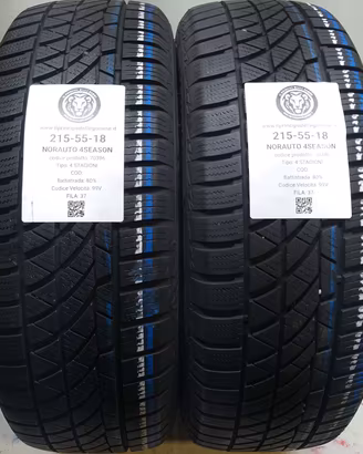 2 GOMME 215 55 18 NORAUTO A70396