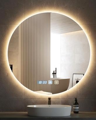 Specchio bagno LED retroilluminato antiappanamento