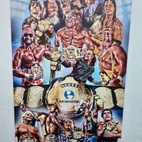 Stampa su tela di Wrestling Legends 40x60 Cm