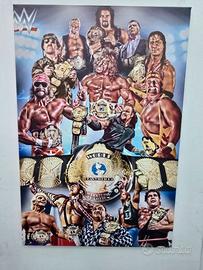 Stampa su tela di Wrestling Legends 40x60 Cm