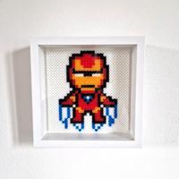 IRON MAN Quadro Pixel Art