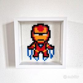 IRON MAN Quadro Pixel Art