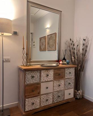 cassettiera in abete  maison du mond